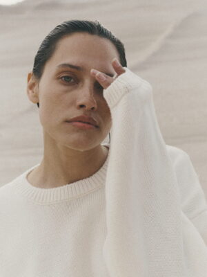 sweter oversize CONSCIOUS STORIES off-white