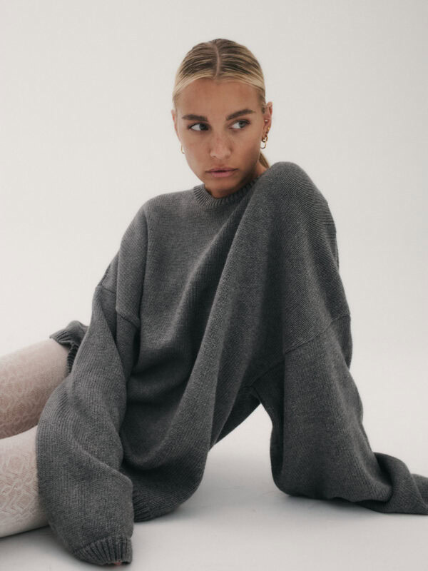 sweter oversize damski