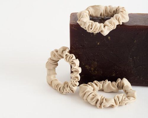 guma scrunchie DUE light beige